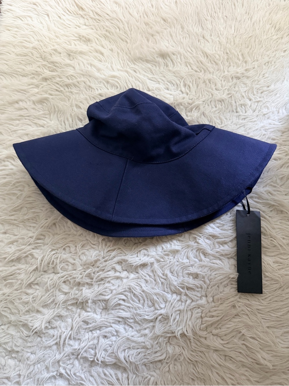 Jenni Kayne Cotton Navy Hat